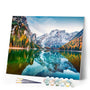 paint by numbers | Reflection on the big Lake | advanced landscapes new arrivals | FiguredArt