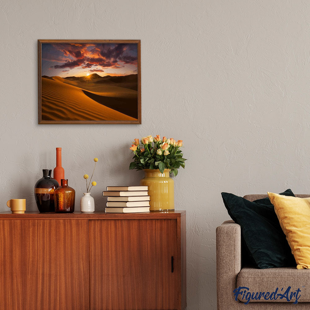paint by numbers | Desertic Landscape | intermediate landscapes new arrivals | FiguredArt
