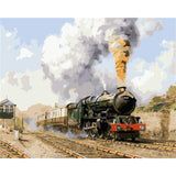 paint by numbers | Old Train | easy landscapes new arrivals trains | FiguredArt