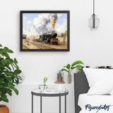 paint by numbers | Old Train | easy landscapes new arrivals trains | FiguredArt