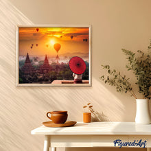 Load image into Gallery viewer, paint by numbers | Holidays in Cambodia | advanced landscapes new arrivals | FiguredArt