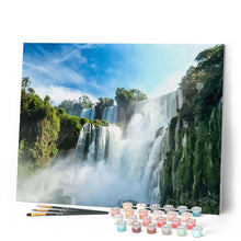 Load image into Gallery viewer, paint by numbers | Big Waterfall in the Forest | advanced landscapes new arrivals | FiguredArt