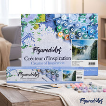 Load image into Gallery viewer, paint by numbers | Big Waterfall in the Forest | advanced landscapes new arrivals | FiguredArt