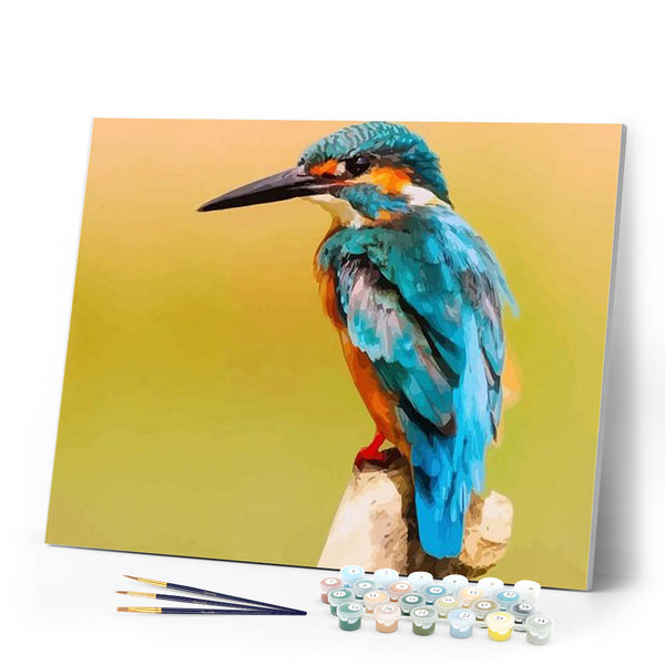 paint by numbers | Cute Little Bird | animals birds intermediate new arrivals | FiguredArt