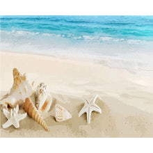 Load image into Gallery viewer, paint by numbers | Shells on the Seaside | intermediate landscapes new arrivals | FiguredArt