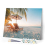 paint by numbers | Tropical Sun | easy landscapes new arrivals | FiguredArt