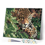 paint by numbers | Leopard on the lookout | animals intermediate leopards trees | FiguredArt