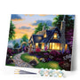 paint by numbers | Cozy House | advanced landscapes new arrivals | FiguredArt