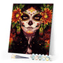 paint by numbers | Woman Face and Flowers | intermediate landscapes new arrivals portrait | FiguredArt