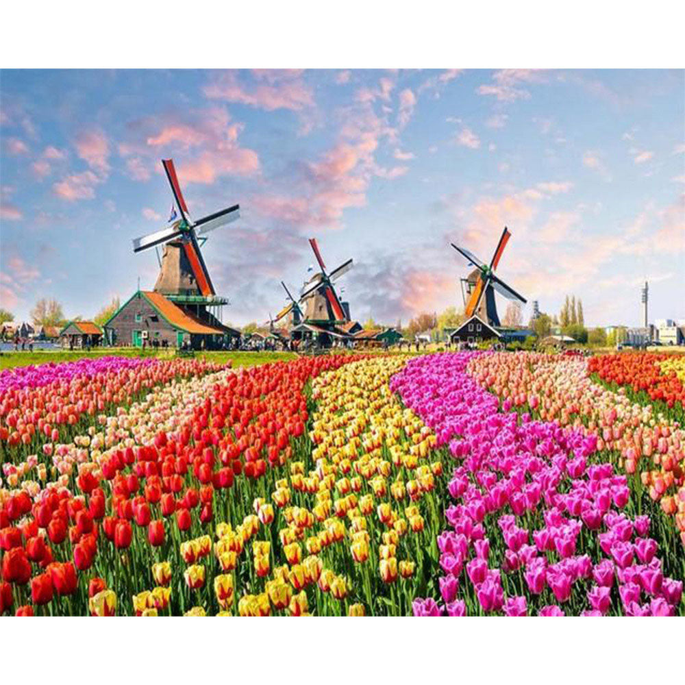paint by numbers | Mills and Flowers | advanced flowers landscapes new arrivals | FiguredArt