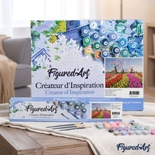 Load image into Gallery viewer, paint by numbers | Mills and Flowers | advanced flowers landscapes new arrivals | FiguredArt