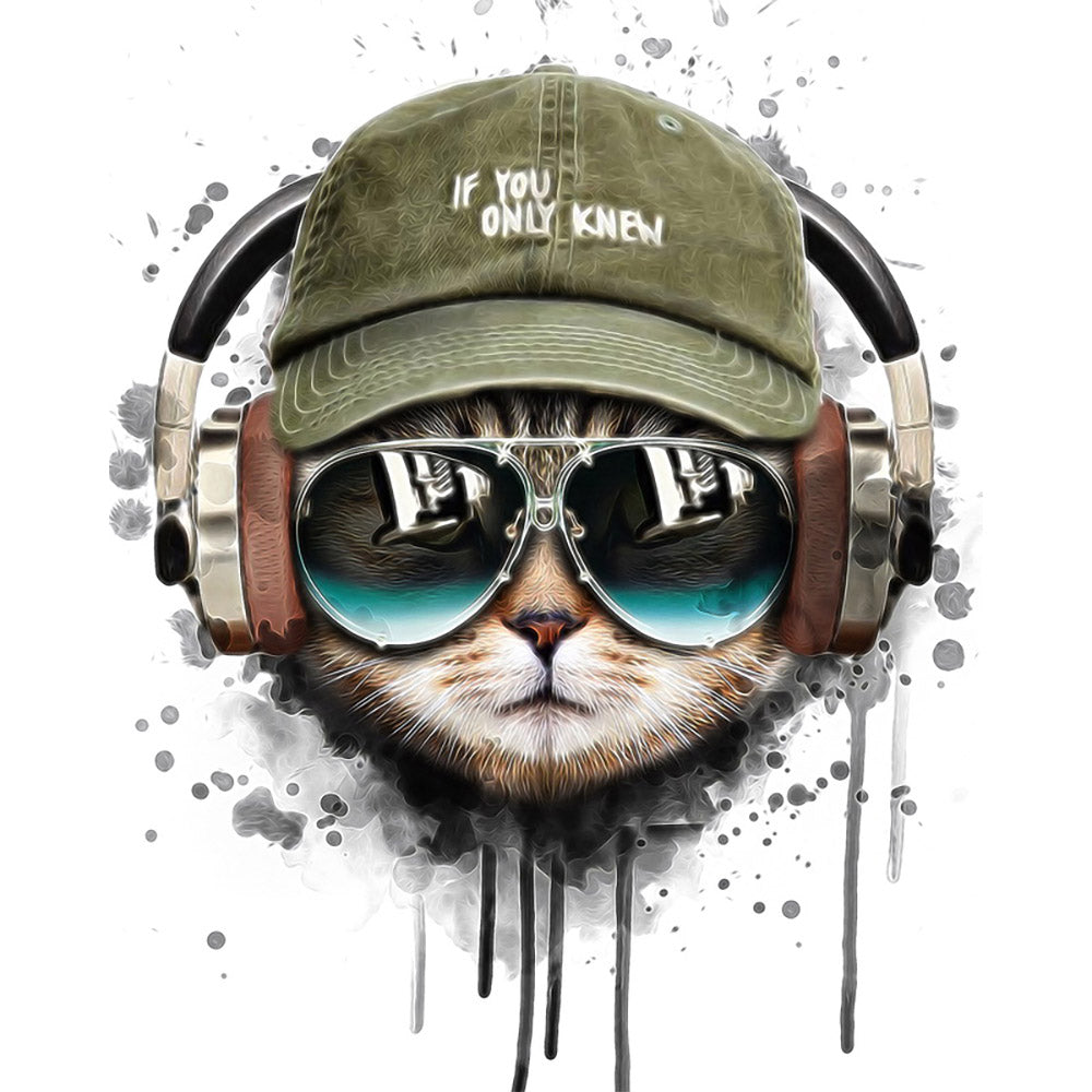 paint by numbers | Cat keep cool | animals cats intermediate new arrivals | FiguredArt