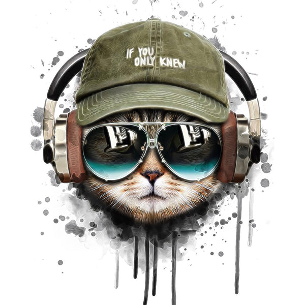 paint by numbers | Cat keep cool | animals cats intermediate new arrivals | FiguredArt