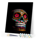paint by numbers | Decorated Skull | easy new arrivals world | FiguredArt