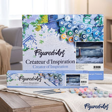Load image into Gallery viewer, paint by numbers | Sea Lighthouse and Waves | advanced landscapes new arrivals | FiguredArt