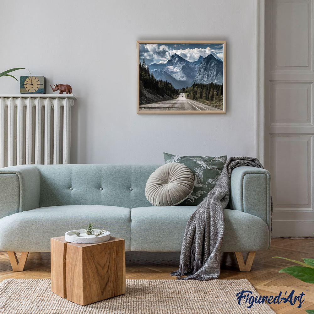 paint by numbers | Driving in the Mountains | advanced landscapes mountains new arrivals | FiguredArt