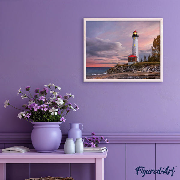 paint by numbers | Sea Lighthouse | intermediate landscapes new arrivals | FiguredArt