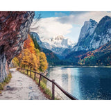 paint by numbers | Near the Mountains | advanced landscapes mountains new arrivals | FiguredArt