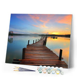 paint by numbers | Path on the Water | advanced landscapes new arrivals | FiguredArt