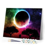 paint by numbers | Moon colors | advanced landscapes new arrivals | FiguredArt