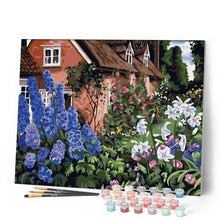 Load image into Gallery viewer, paint by numbers | Beautiful Garden | flowers intermediate new arrivals | FiguredArt