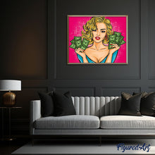 Load image into Gallery viewer, paint by numbers | Money is Sexy | easy new arrivals portrait | FiguredArt
