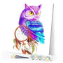 paint by numbers | Owl in Color | animals intermediate new arrivals owls | FiguredArt