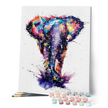 Load image into Gallery viewer, paint by numbers | Acrylic Asian Elephant | advanced animals elephants new arrivals | FiguredArt