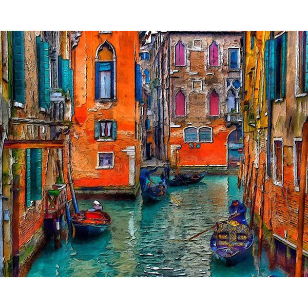 paint by numbers | Somewhere in Beautiful Venice | advanced cities | FiguredArt