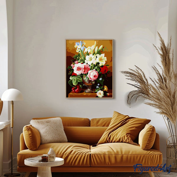 paint by numbers | More Flowers | easy flowers new arrivals | FiguredArt