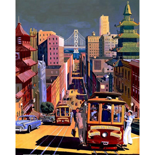 paint by numbers | City Design | cities intermediate | FiguredArt