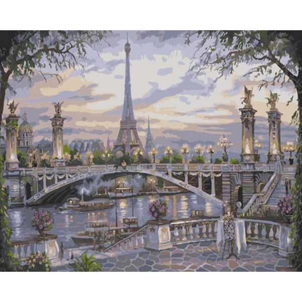 paint by numbers | My Beautiful Paris | cities intermediate | FiguredArt