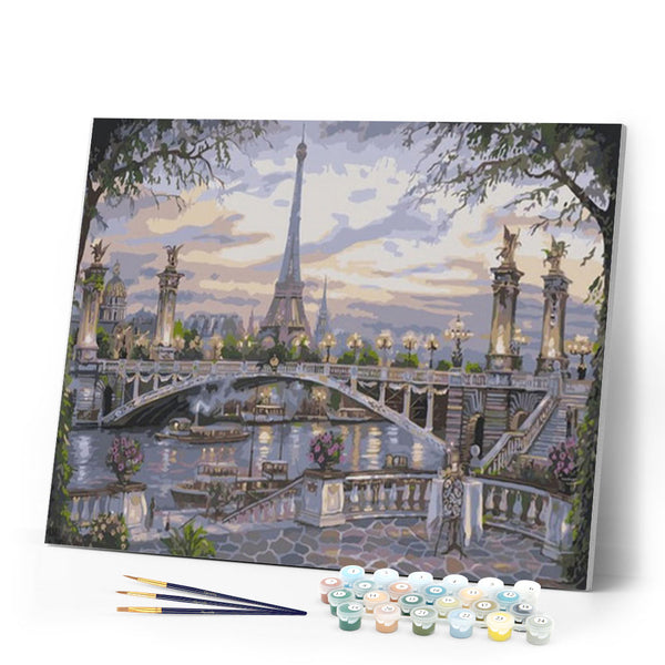 paint by numbers | My Beautiful Paris | cities intermediate | FiguredArt