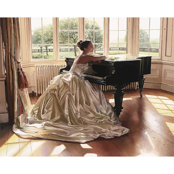 paint by numbers | Ambition of a Young Pianist | intermediate music new arrivals romance | FiguredArt