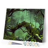 paint by numbers | Lost in the Forest | advanced forest landscapes new arrivals | FiguredArt