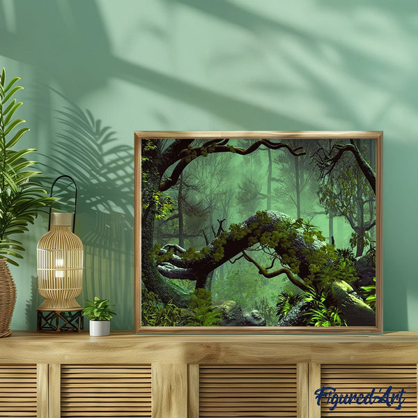 paint by numbers | Lost in the Forest | advanced forest landscapes new arrivals | FiguredArt