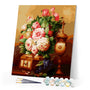 paint by numbers | Flowers and Grapes | easy flowers new arrivals | FiguredArt
