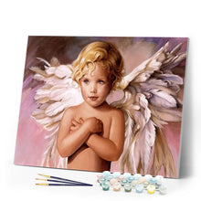 Load image into Gallery viewer, paint by numbers | Cute Angel | intermediate new arrivals religion | FiguredArt