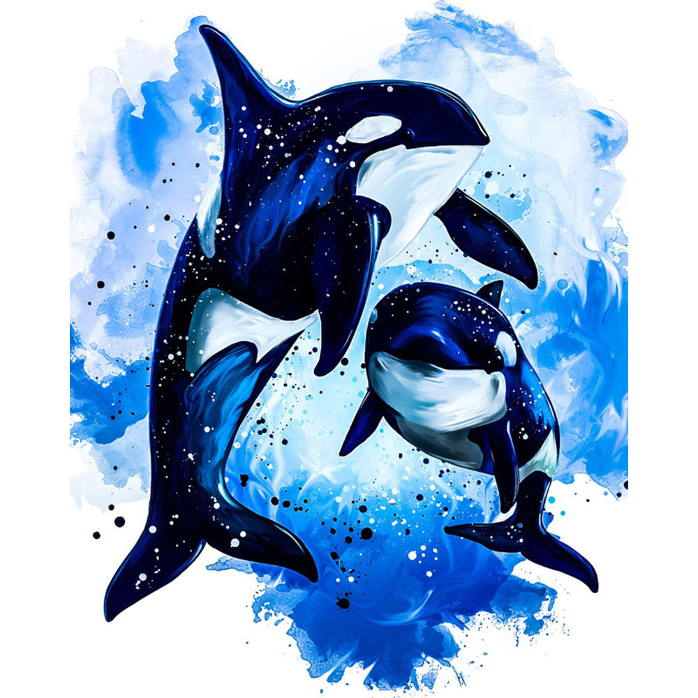 paint by numbers | Grampus | animals easy fish new arrivals | FiguredArt