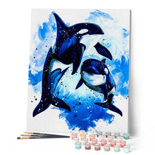 Load image into Gallery viewer, paint by numbers | Grampus | animals easy fish new arrivals | FiguredArt