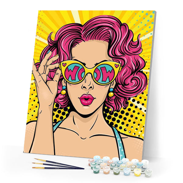 paint by numbers | Woow Pretty | easy new arrivals portrait | FiguredArt