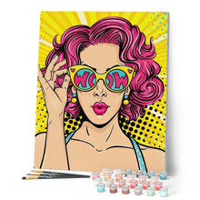 Load image into Gallery viewer, paint by numbers | Woow Pretty | easy new arrivals portrait | FiguredArt