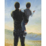 paint by numbers | Father and his Son | advanced landscapes new arrivals | FiguredArt