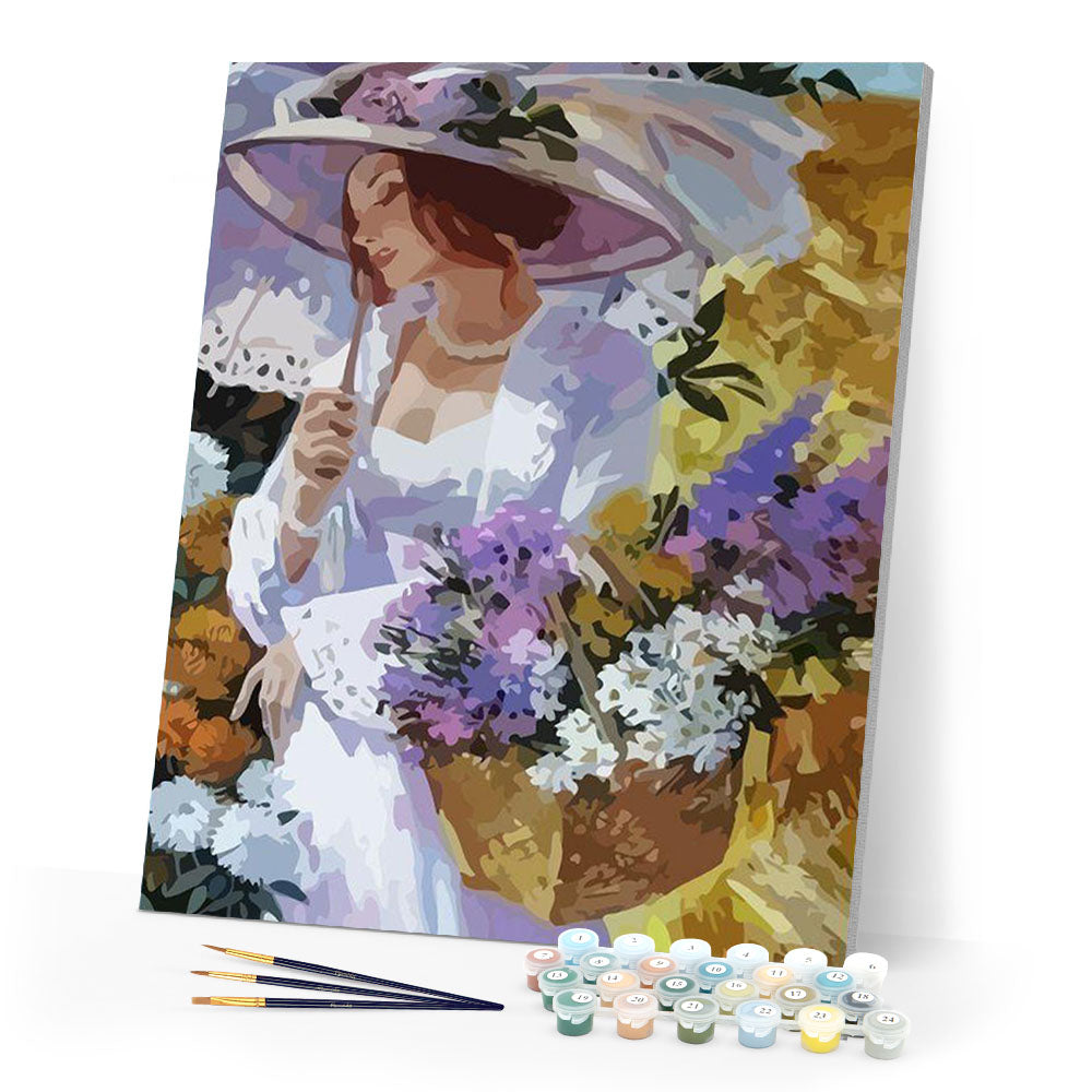 paint by numbers | Romantic Woman | easy new arrivals romance | FiguredArt