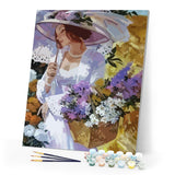 paint by numbers | Romantic Woman | easy new arrivals romance | FiguredArt