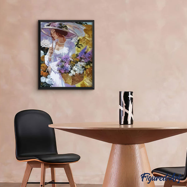 paint by numbers | Romantic Woman | easy new arrivals romance | FiguredArt
