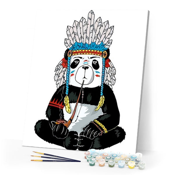 paint by numbers | Like an Indian | easy new arrivals portrait | FiguredArt