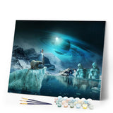 paint by numbers | Saturn and Romance | advanced animals landscapes new arrivals | FiguredArt