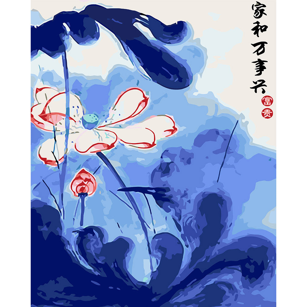 paint by numbers | Chinese Flowers | easy flowers new arrivals | FiguredArt