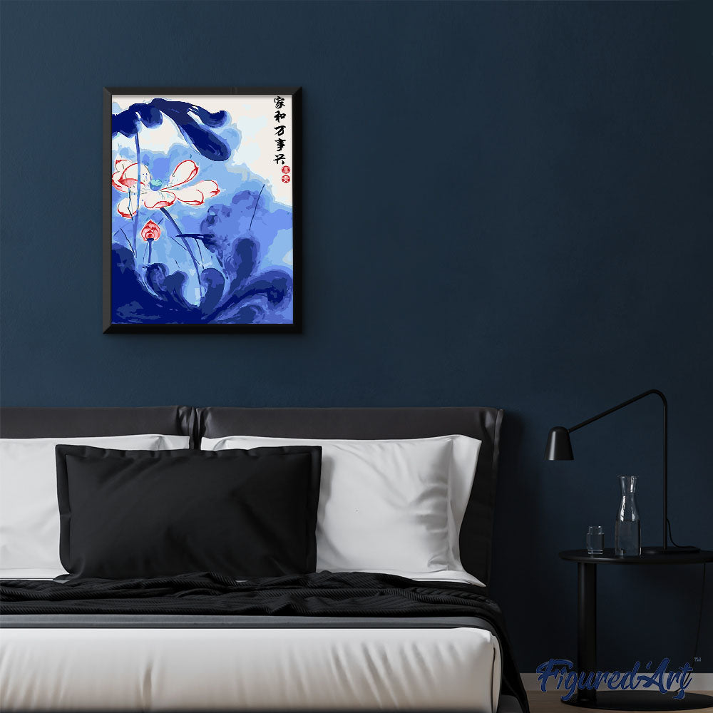 paint by numbers | Chinese Flowers | easy flowers new arrivals | FiguredArt